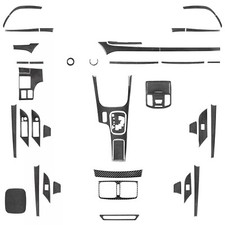 42Pcs Real Carbon Fiber Kits Full Interior Exterior Trim For Toyota Hilux 15-23 picture