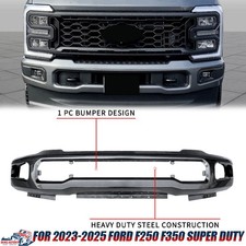 Carbonized Gray For 2023-2025 Ford F250 F350 Super Duty Front Bumper Face Bar picture