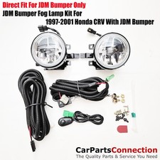 JDM RD1 Clear Fog Light Kit For 1997-2001 Honda CRV JDM Conversion Bumper Only picture