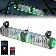 Upgraded UTV Sound Bar Midnight S80 32-inch RGB for Golf Carts Marine Boats picture