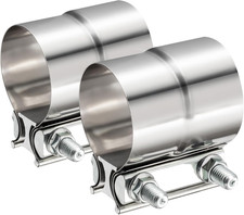 2.25 Inch Lap Joint Band Stainless Steel Muffler Clamp for 2.25 Exhaust Clamp picture