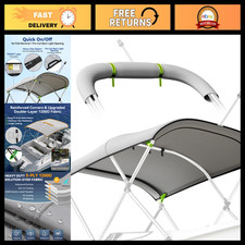 3 Bow 5-Ply 1200D Bimini Top Replacement Cover & Storage Boot - Durable Marine S picture