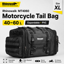 Rhinowalk Motorcycle Rear Seat Tail Bag 40L-60L Travel Luggage picture