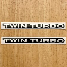 Mitsubishi 3000GT 91-98 Twin Turbo Sail Panel Decals (Pair) picture