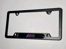 1PCS Black License Plate Frame - Chrome M Black 6*12in M FFree shipping NEW- picture