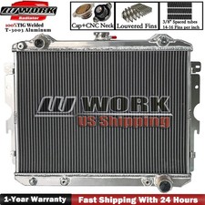For 73-76 Dodge 3Row Radiator Dart,Plymouth Duster Valiant Scamp 5.2/5.6/5.9L V8 picture