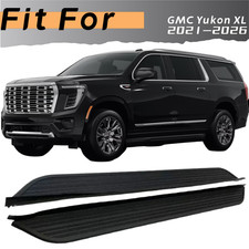2PCS Running Boards Side Steps Fit For GMC Yukon XL 2021-2026 Black Bar Pedals picture