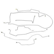 Fits 1980-89 Dodge D150 Std Cab Short Bed 2wd Complete Brake Line Kit Tubes OEM picture