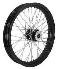 New 23x3 Black And Chrome 40 Spoke Front Wheel for 2008/Later Harley Davidson FL picture