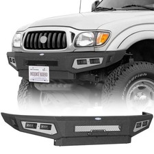 Fit 1995-2004 Toyota Tacoma Steel Front Bumper w/ Spotlights &Turn Signal Lights picture