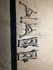 OEM HONDA RINCON 650 Rear A ARMS Lot Of 4 IRS AS SEEN GOOD SHAPE ALUMINUM picture