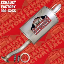 100-3235 REAR MUFFLER ASSEMBLY FITS 2013-2014 ACURA ILX 1.5L ENG STAINLESS STEEL picture