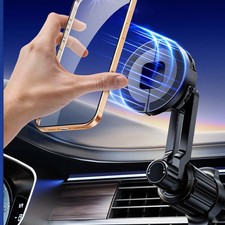 Strong Magnetic 360° Rotating MagSafe Air Vent Car Mount Dashboard Phone Holder picture