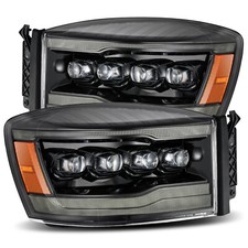For 06-08 Dodge Ram Alpha Black Nova LED Projector Headlights picture