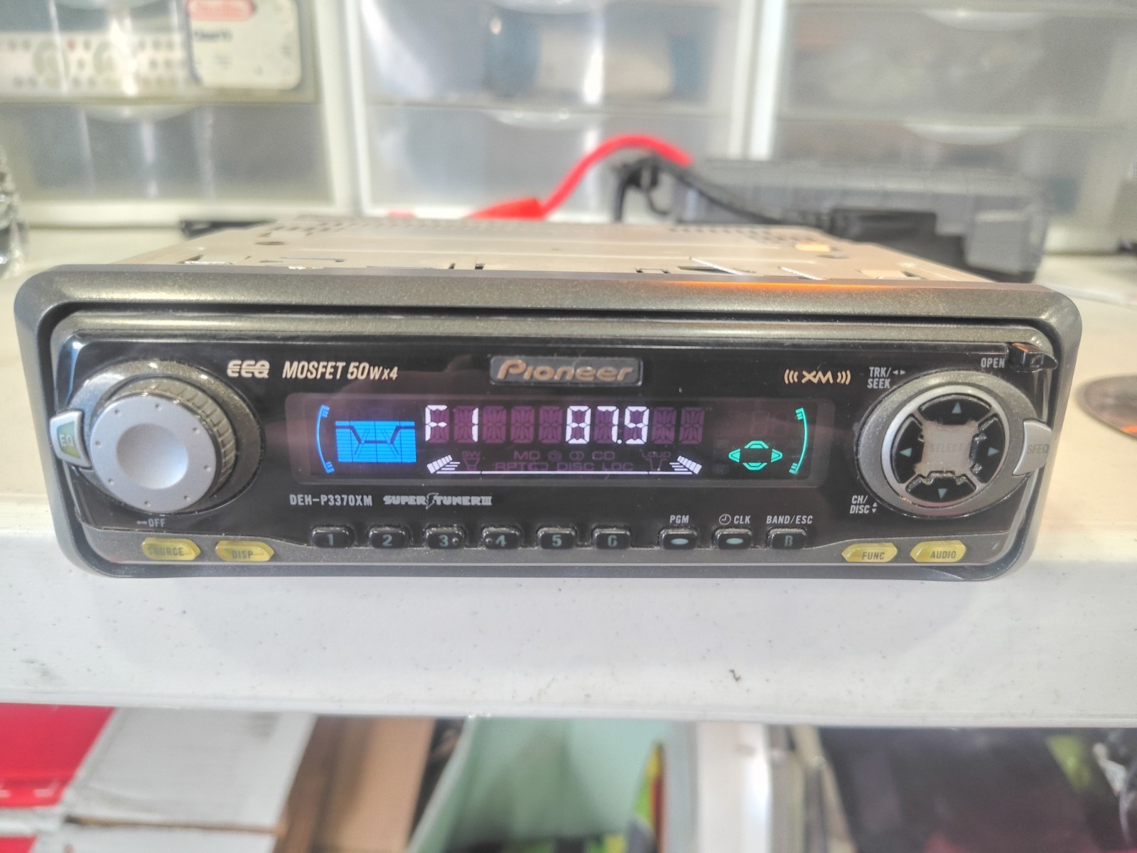 Pioneer DEH-P3370XM MULTI-CD CONTROL HIGH POWER CD PLAYER WITH XM/FM/AM Tuner