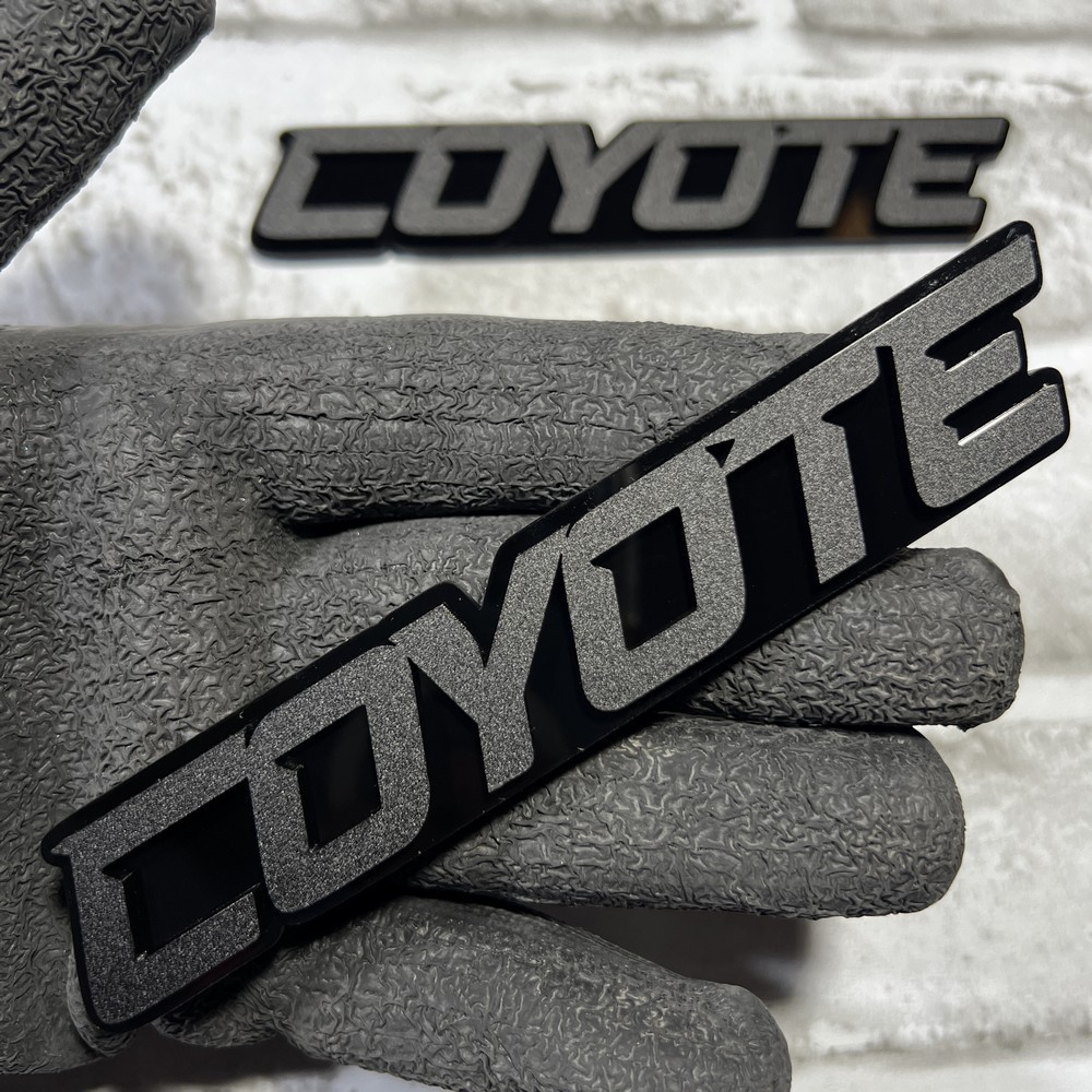 Coyote Badges Black Emblems Fender Angry Aggressive Fender Emblem Racing Coyote Badges Black Emblems Fender Angry Aggressive Fender Emblem Racing