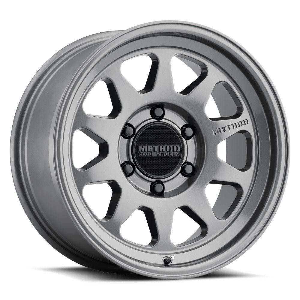 One 17x8 Method MR316 6x5.5/6x139.7 25 Titanium Wheel Rim 106.25