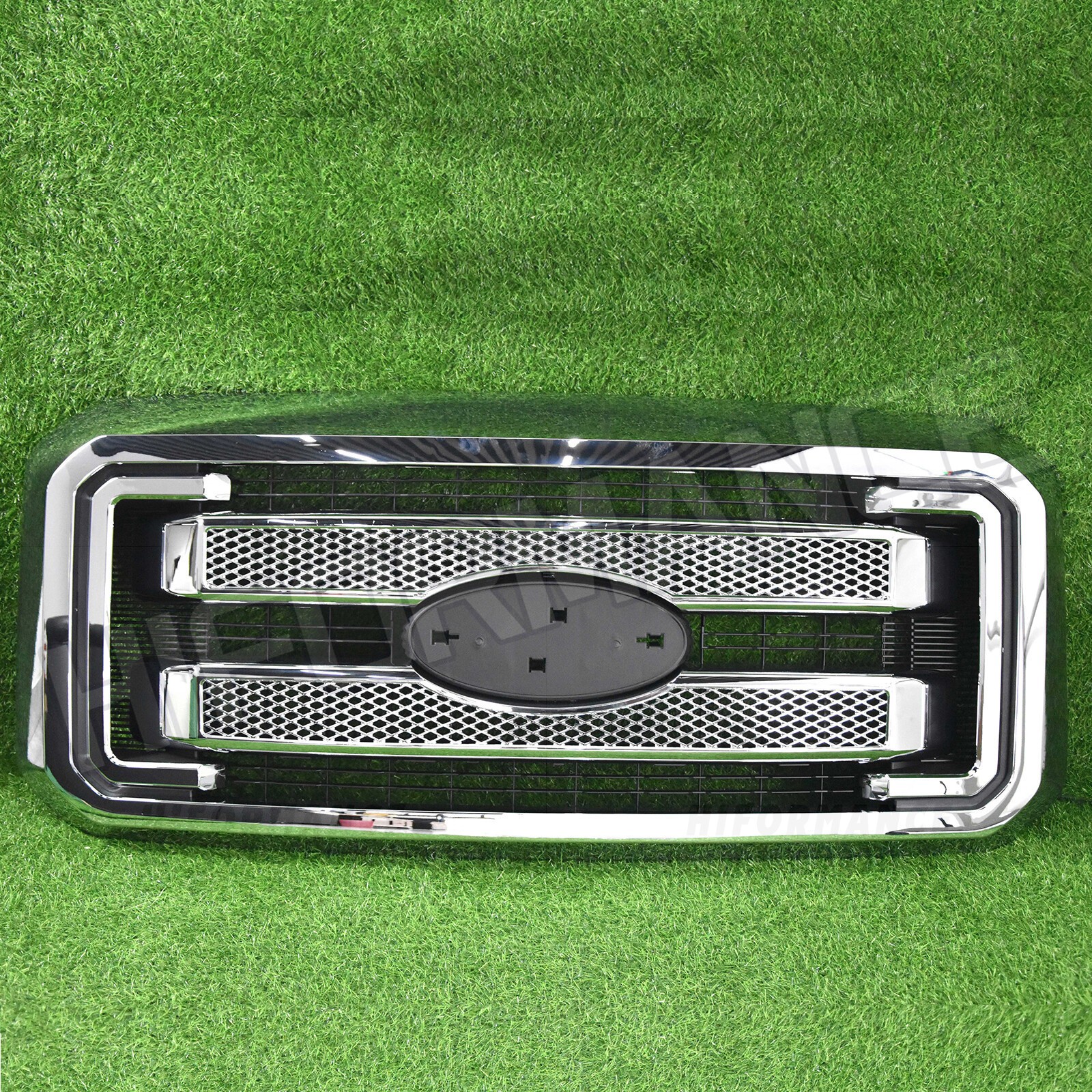 For 2011-2016 Ford F250 F350 F450 Super Duty Platinum Front Upper Grille Chrome