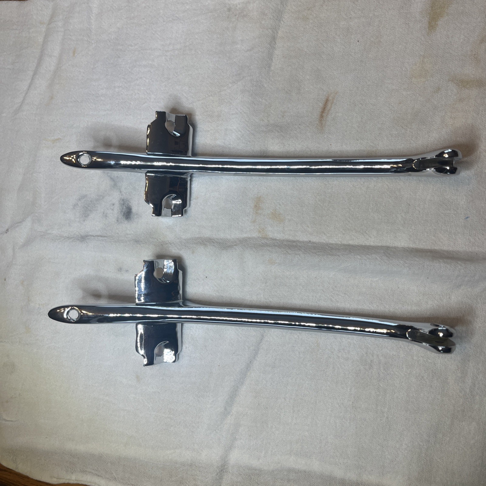 1961-1964 Full Size GM Chevy Bel Air Impala Two Chrome Interior Mirrors Mounting 1961-1964 Full Size GM Chevy Bel Air Impala Two Chrome Interior Mirrors Mounting