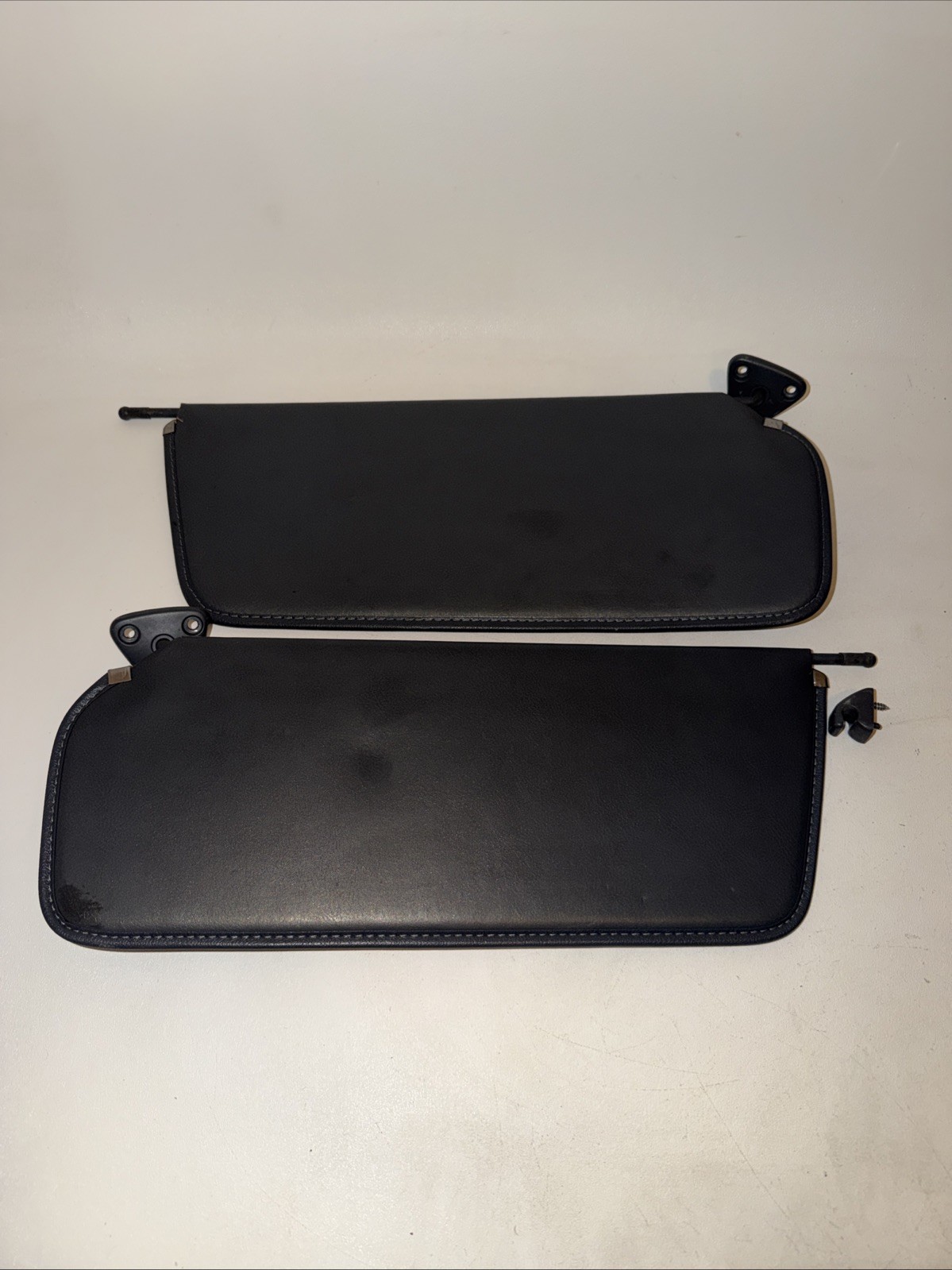 1987-1996 Dodge Dakota Driver Passenger Sun Visors Pair Dark Gray OEM