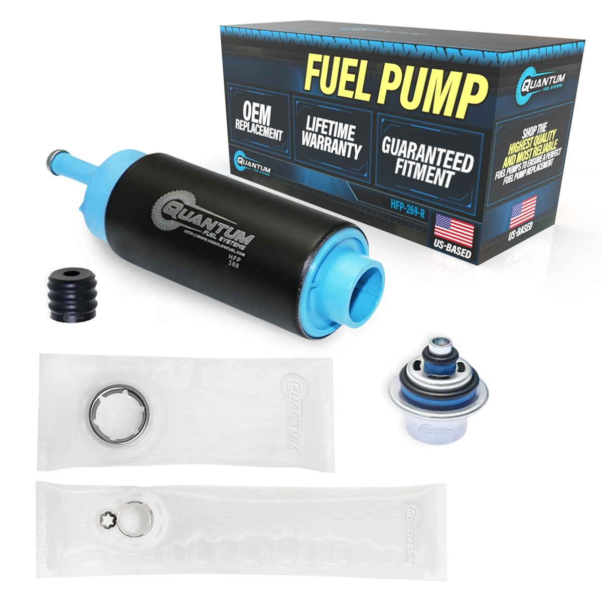 Fits 2006-2010 Arctic Cat 550 700 1000 TRV #0570-271 Fuel Pump +Regulator QFS