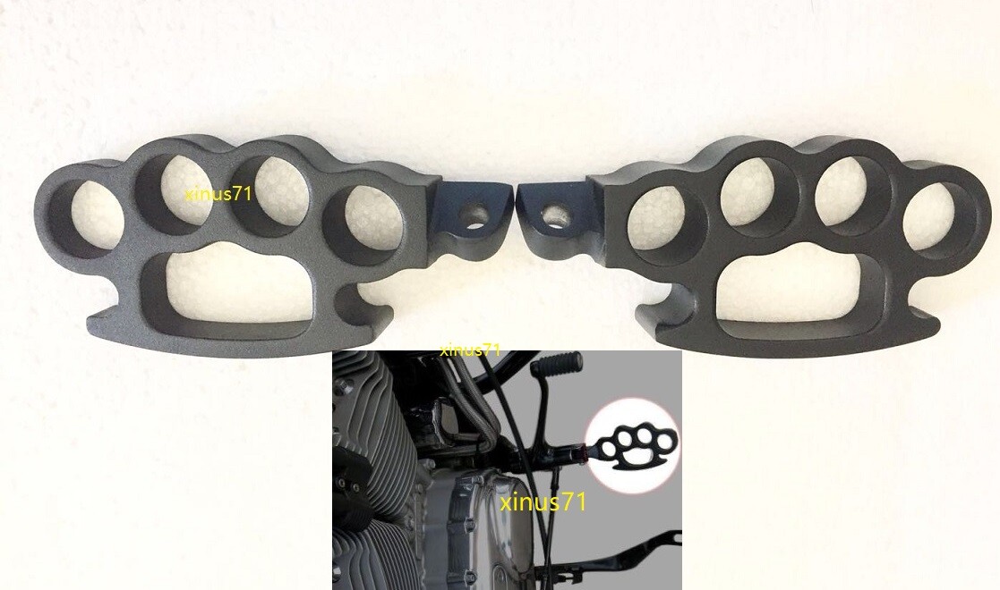 NEW MATTE BLACK FLYING KNUCKLE ALLOY FOOT PEGS FLOORBOARD HARLEY DAVIDSON US NEW MATTE BLACK FLYING KNUCKLE ALLOY FOOT PEGS FLOORBOARD HARLEY DAVIDSON US