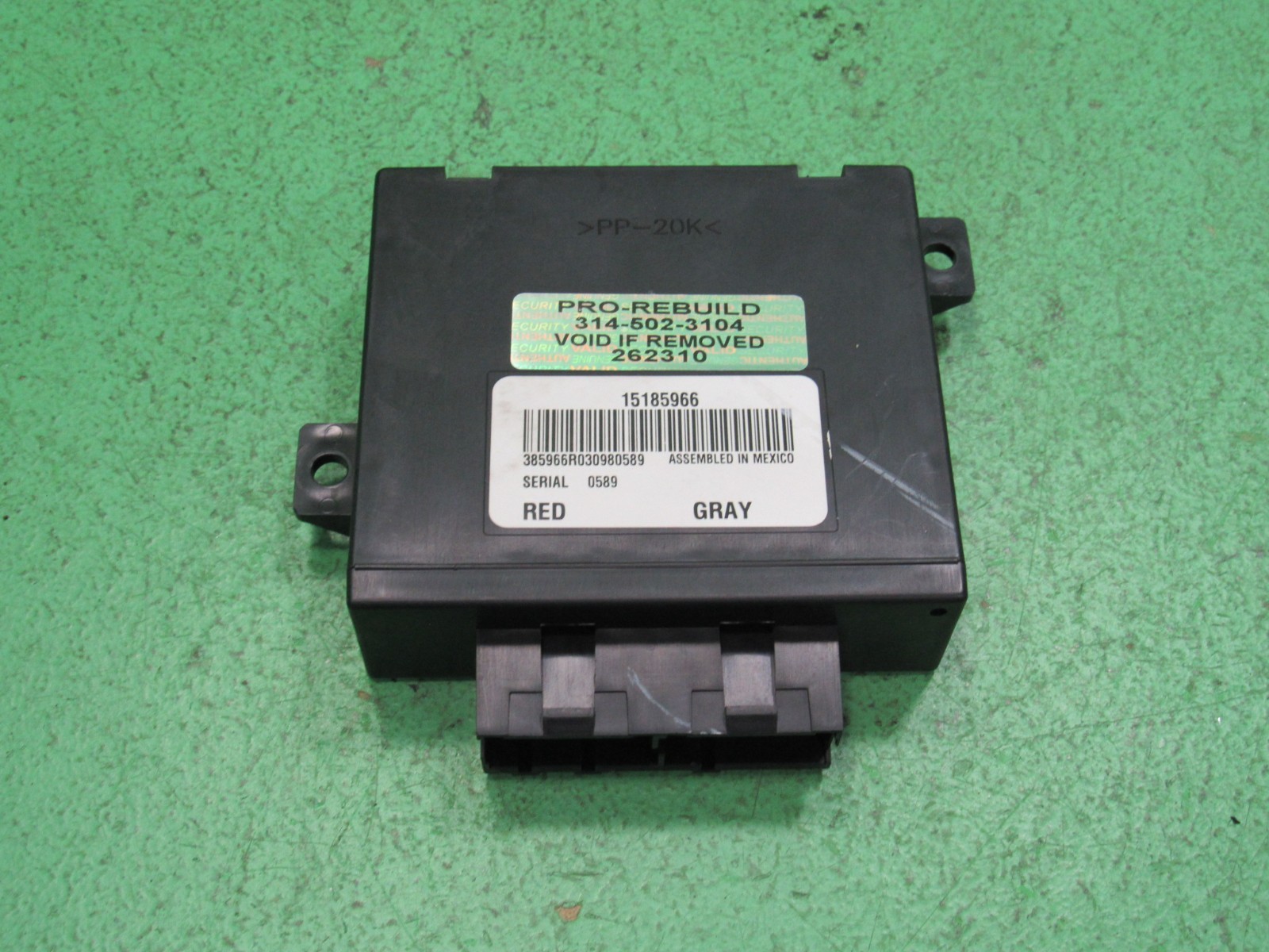 15185966 TAHOE ESCALADE YUKON SUBURBAN REAR A/C HVAC CONTROL MODULE REBUILT 2310