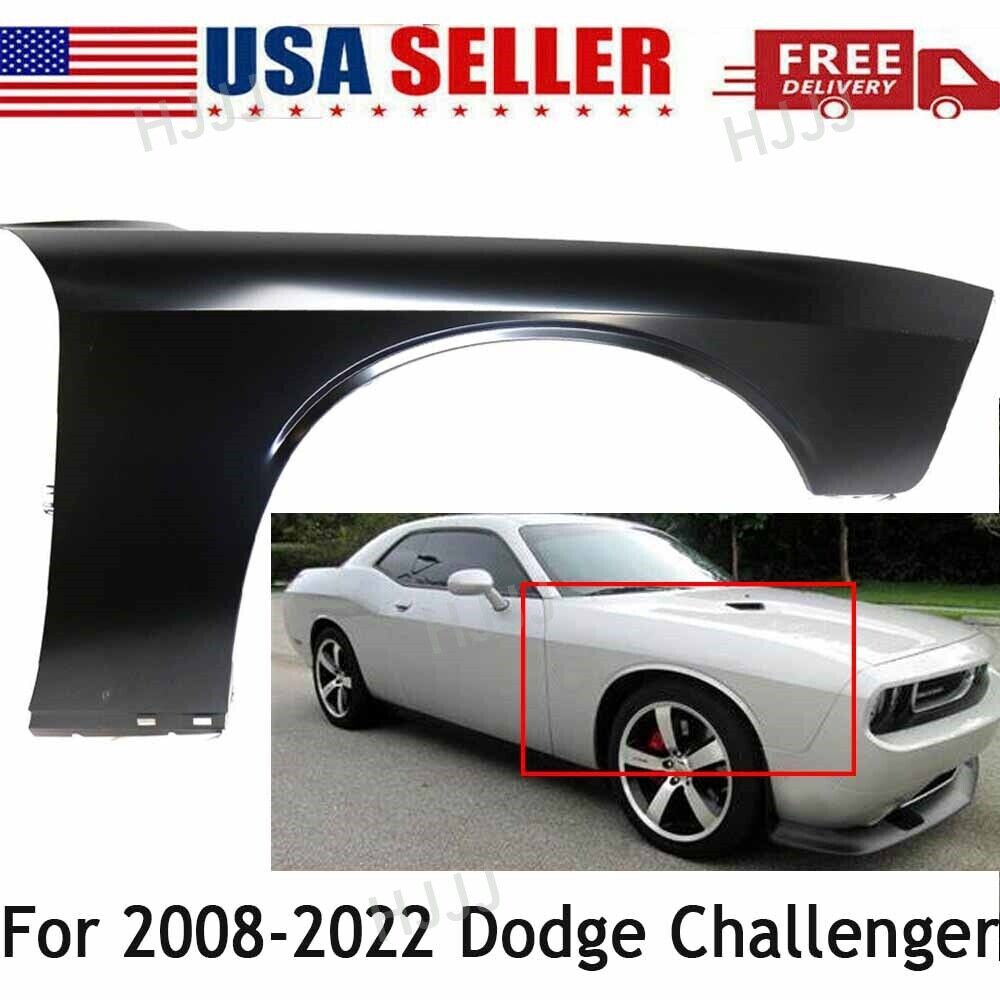 New Front Right Fender Fits 2008-2022 Dodge Challenger CH1241285C 68275470AA