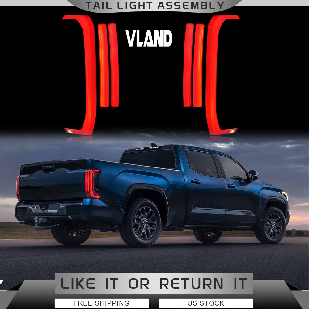 FULL LED TailLights For 2022-2025 Toyota Tundra W/Startup Animation Assembly Set
