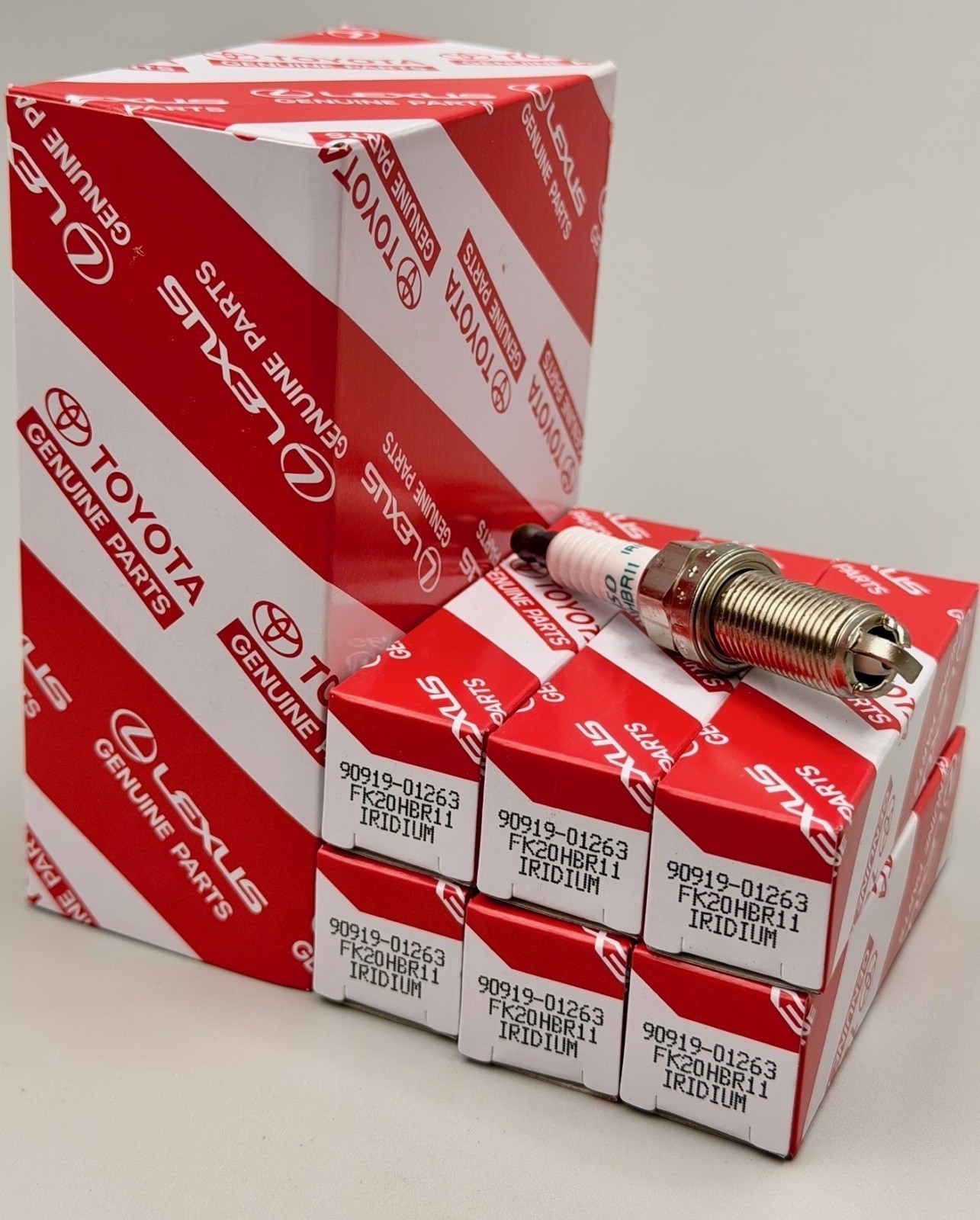 6PCS Genuine OEM 90919-01263 for Toyota Lexus Iridium Spark Plug USA STOCK