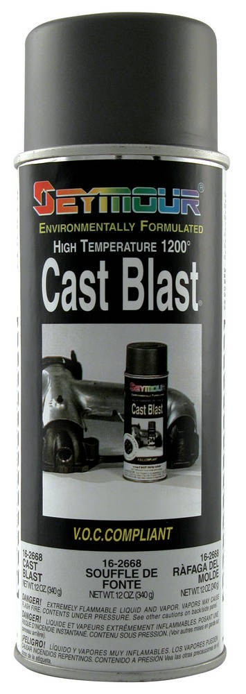 Seymour Paint 12 oz Aerosol HOT SPOT High Temperature Silicone Cast Iron Each