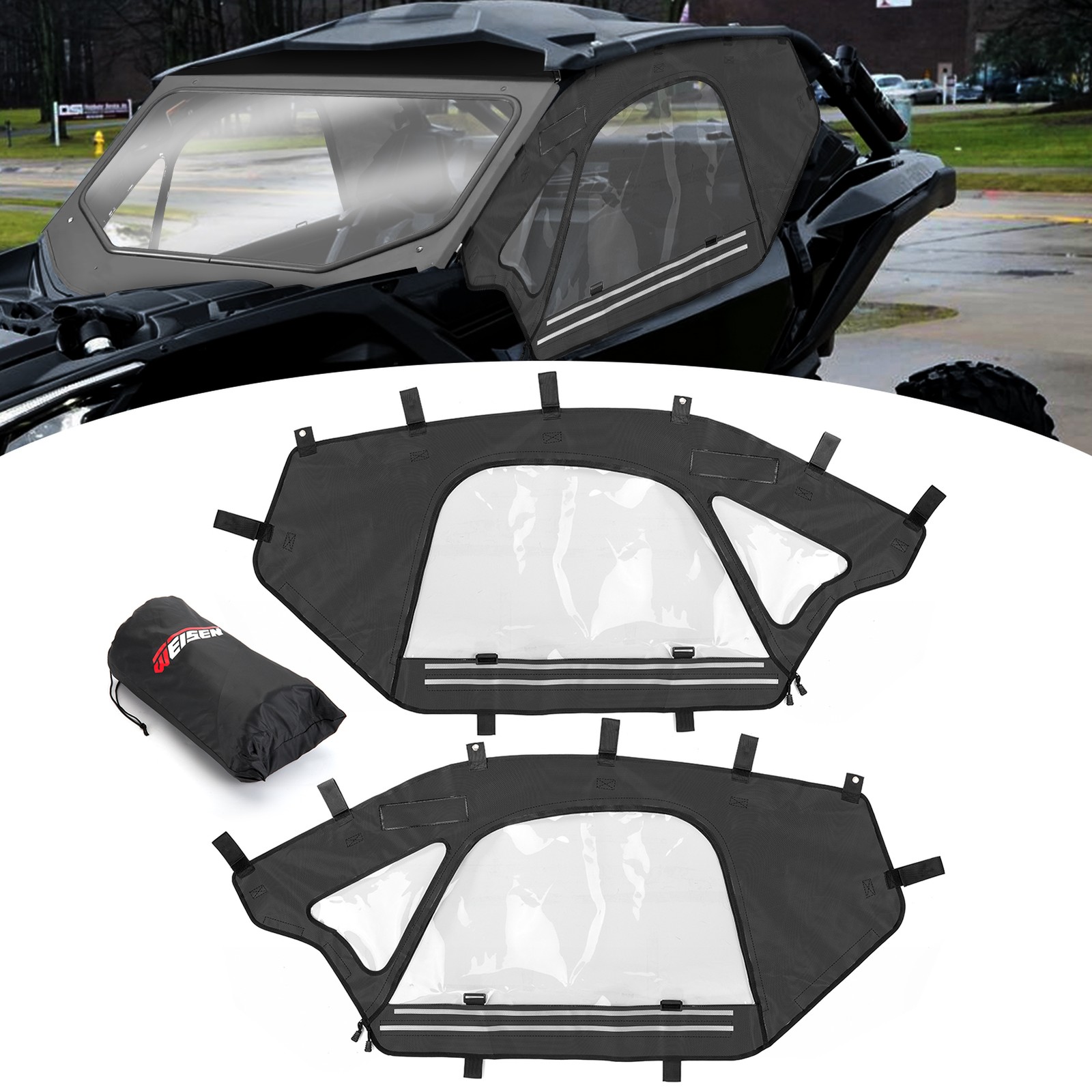 Upgraded Soft Upper Door Cab Enclosure for Can Am Maverick X3 2-Seater 2017-2026