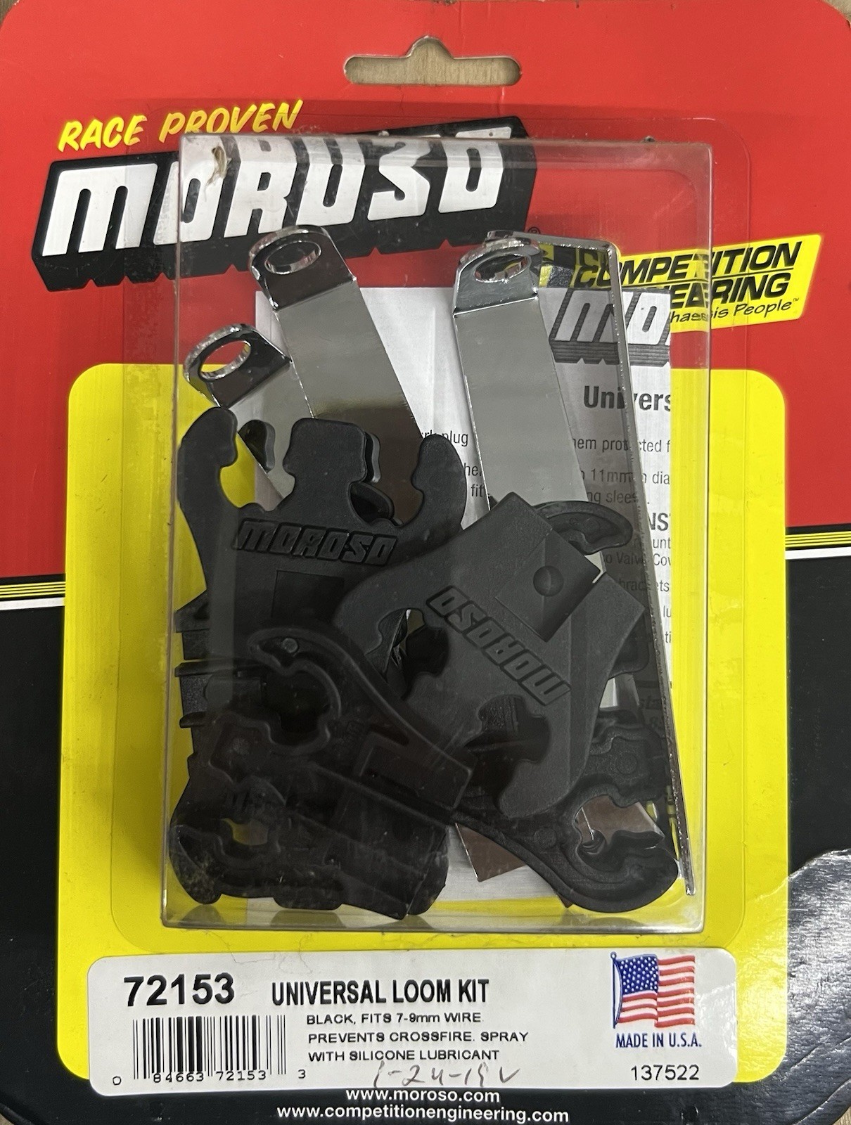 Moroso 72153 Ignition Wire Loom Kit Universal Black Small Block Chevy SBC 7-9mm Moroso 72153 Ignition Wire Loom Kit Universal Black Small Block Chevy SBC 7-9mm