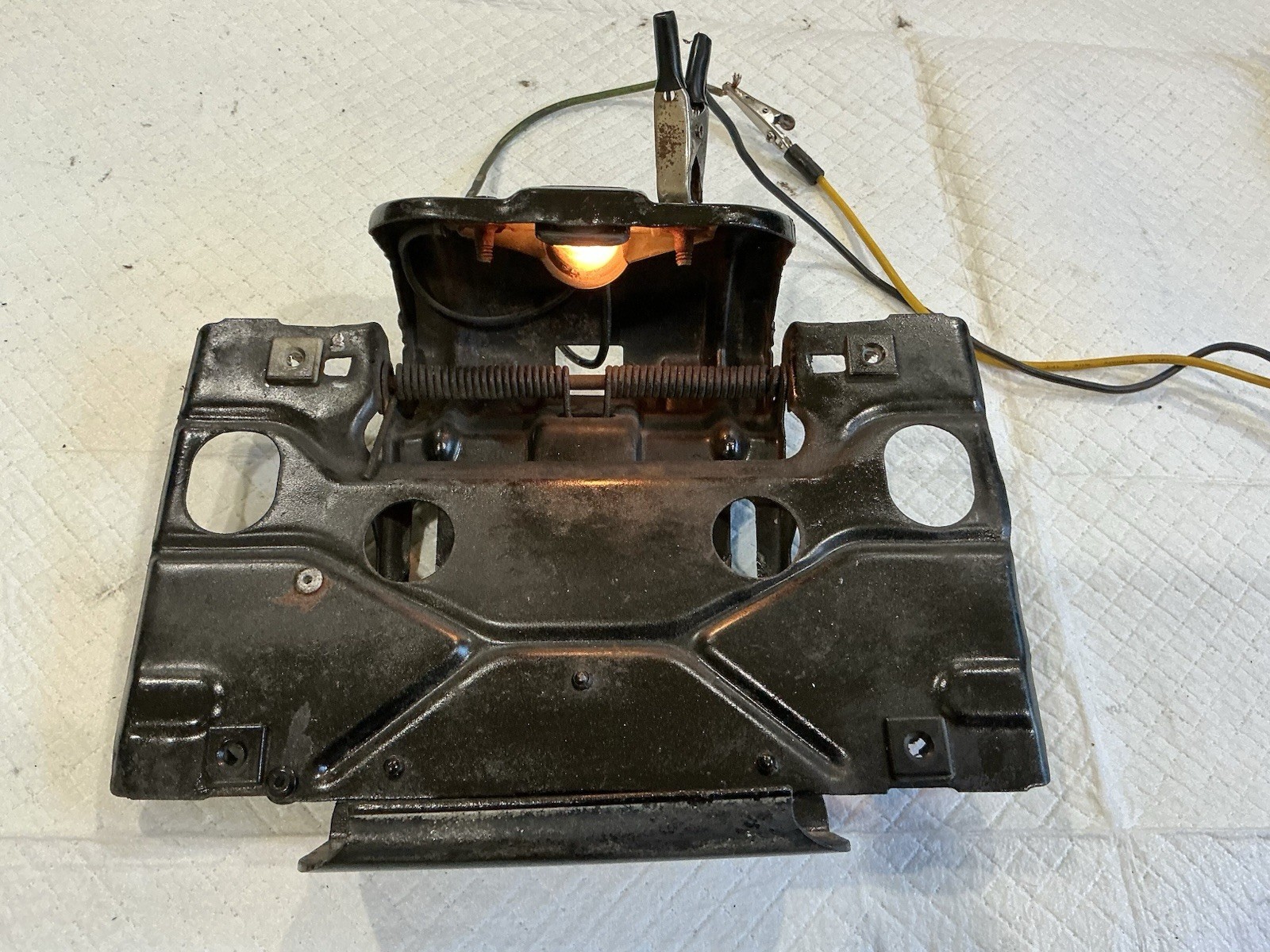 1975 1976 Cadillac Eldorado Rear License Plate Bracket Upgraded