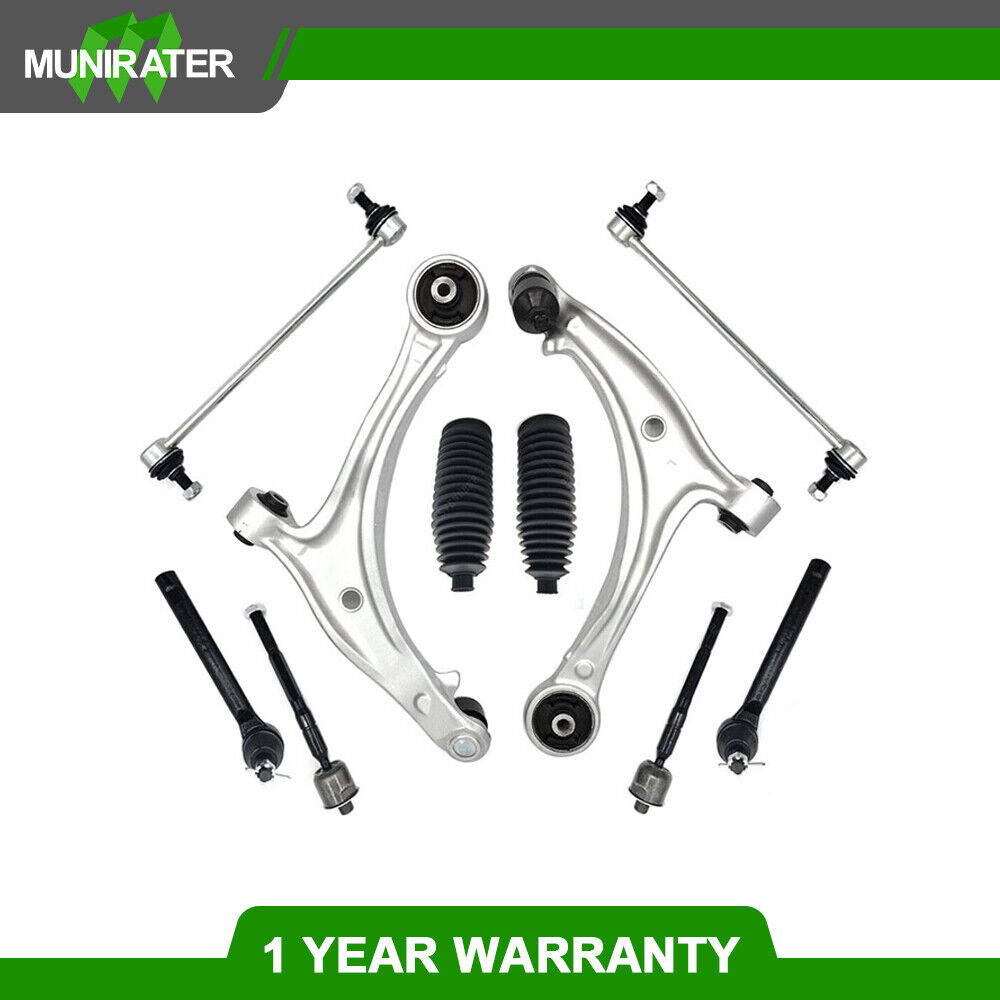 Aluminum Front Lower Suspension Control Arm Kit For 2005-2010 Honda Odyssey 10Pc