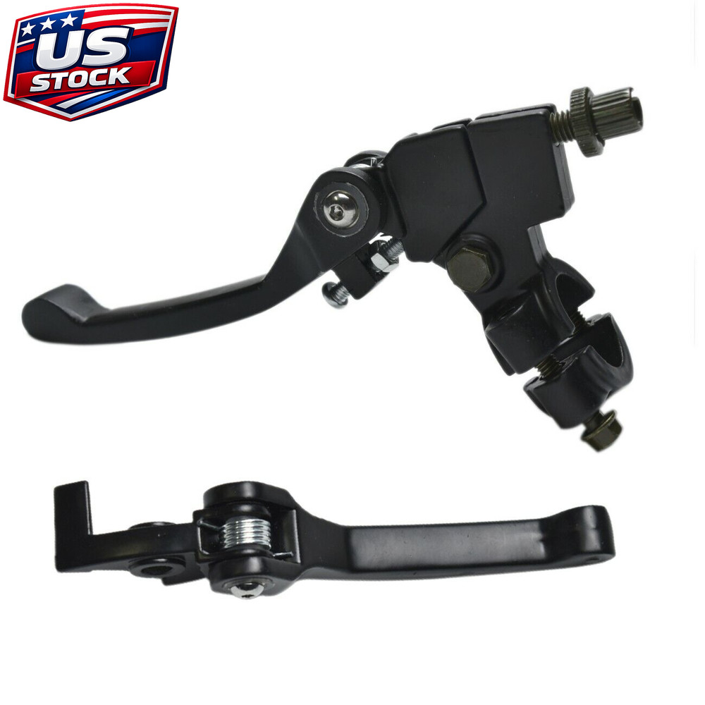 Black Folding Brake Clutch Levers 22mm for KLX110 CRF50 Apollo Dirt Pit Bike