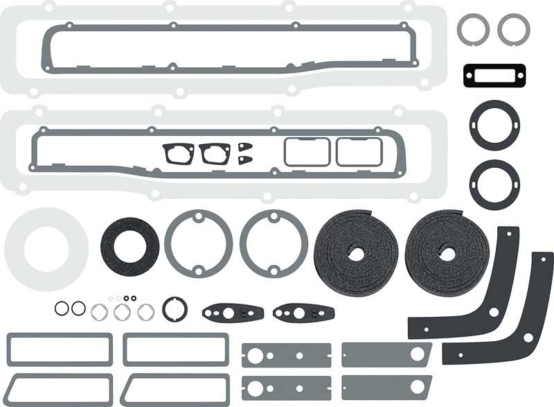1970 Dodge Charger; Exterior Paint Gasket Seal Kit