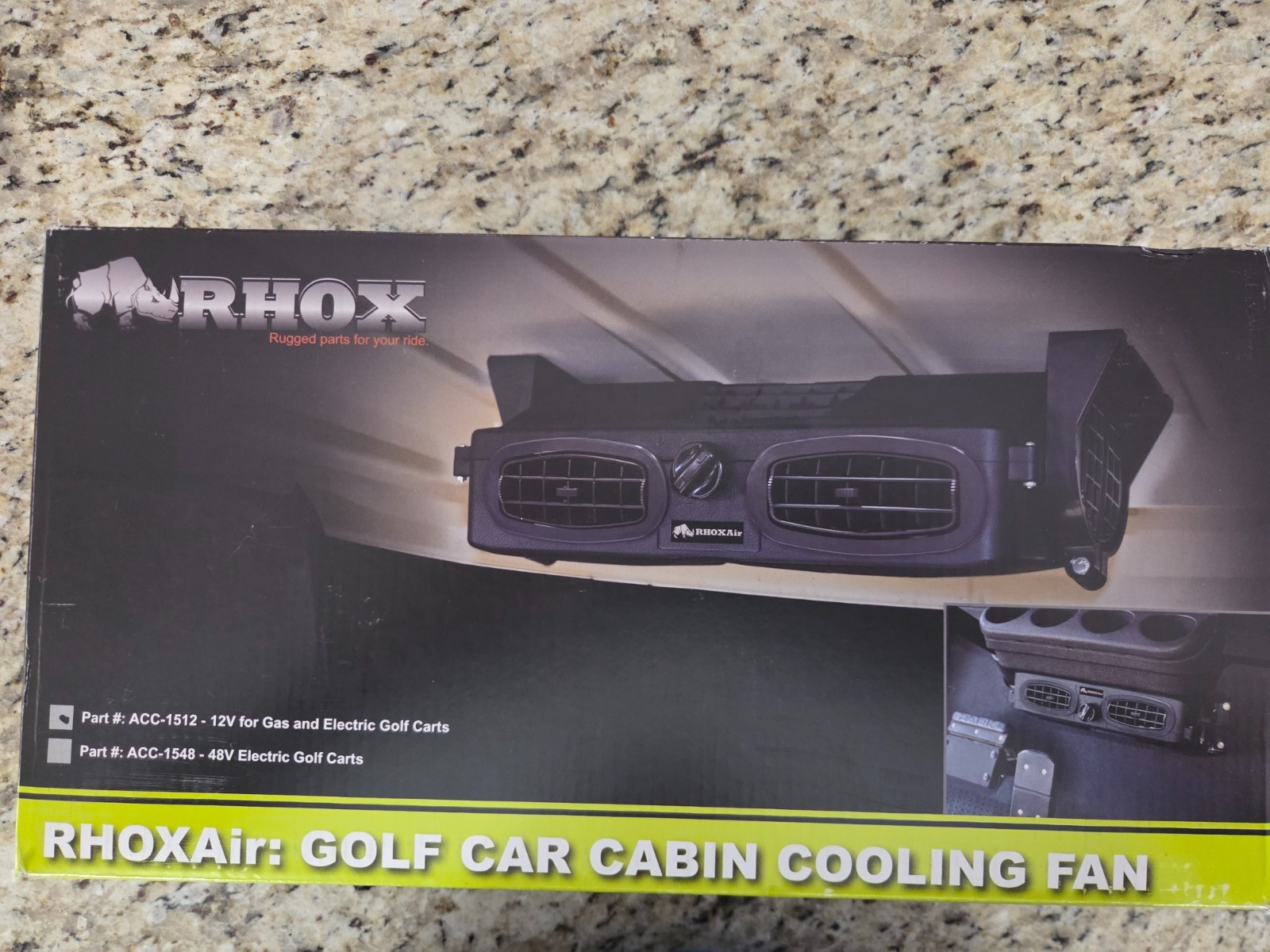 RHOX Red Hawk ACC1512 Cooling Fan 12V Golf carts RHOX Red Hawk ACC1512 Cooling Fan 12V Golf carts