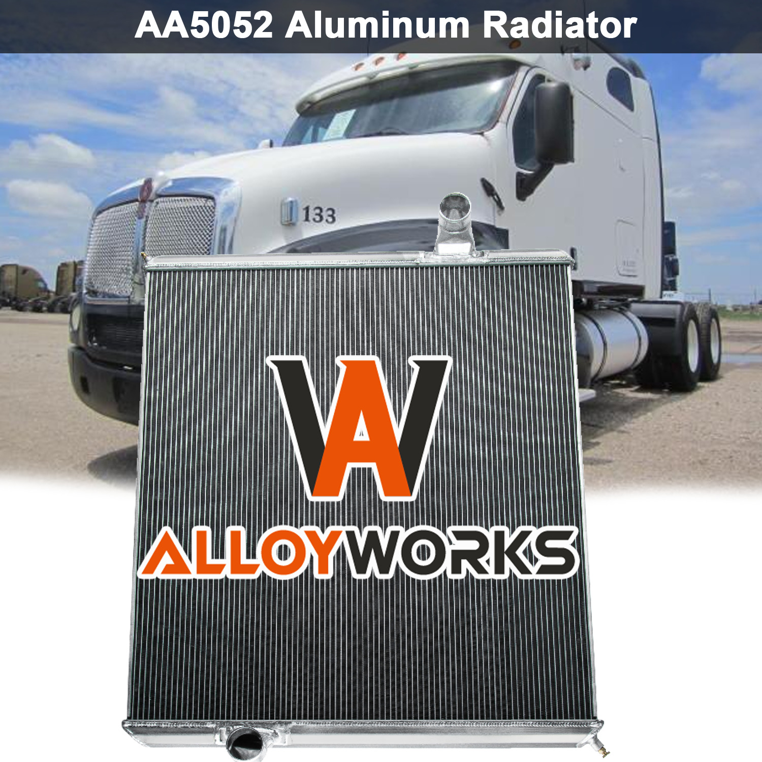 4Row Radiator For Kenworth T2000 1997~2006 2005 7006385001 7006435002 4870180009
