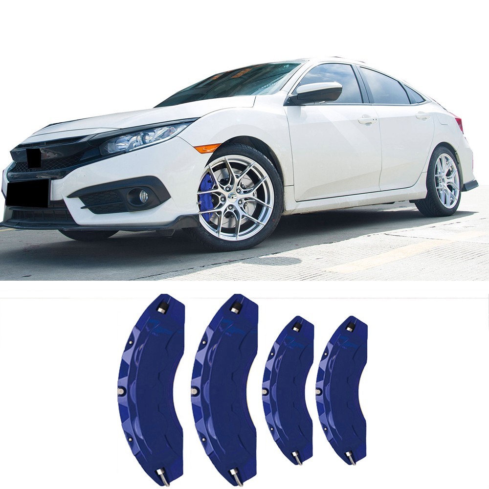 4pcs Blue Custom Aluminum Car Brake Caliper Covers for HONDA CIVIC Accessories 4pcs Blue Custom Aluminum Car Brake Caliper Covers for HONDA CIVIC Accessories