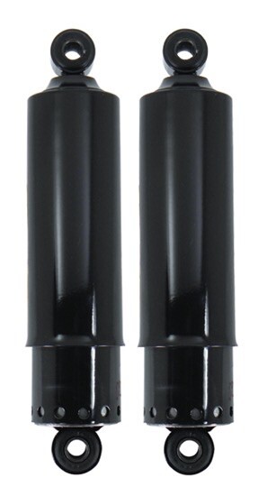 NEW BLACK FULL COVER 11” SHOCK ABSORBERS FOR 1973-1986 HARLEY DAVIDSON 4 SPEED