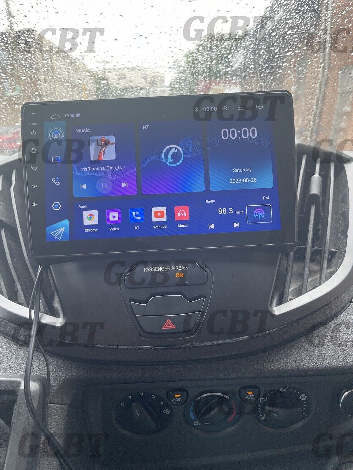 For 2013-2019 Ford Transit Carplay Android 13 Car Stereo Touch Screen Radio GPS