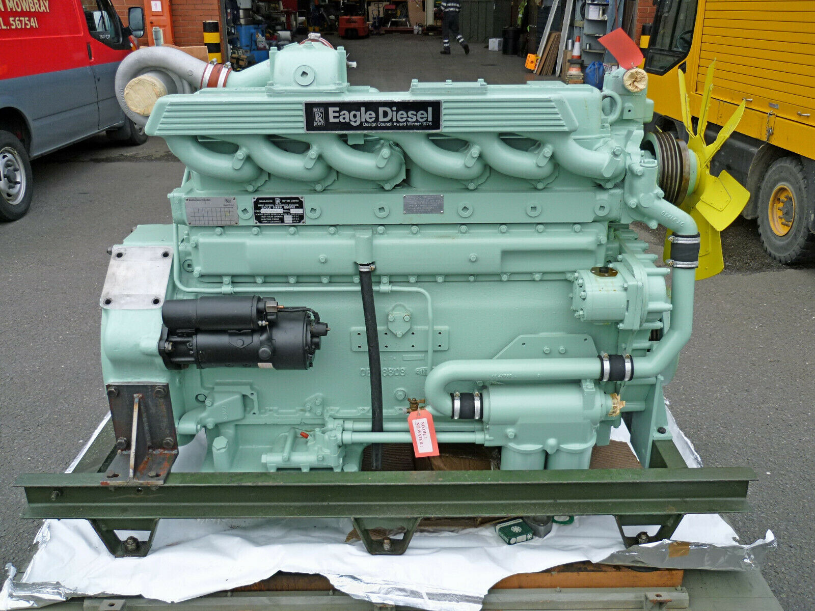 4X NOS ROLLS ROYCE EAGLE 305 TURBO DIESEL ENGINES - 12.1L NEW 