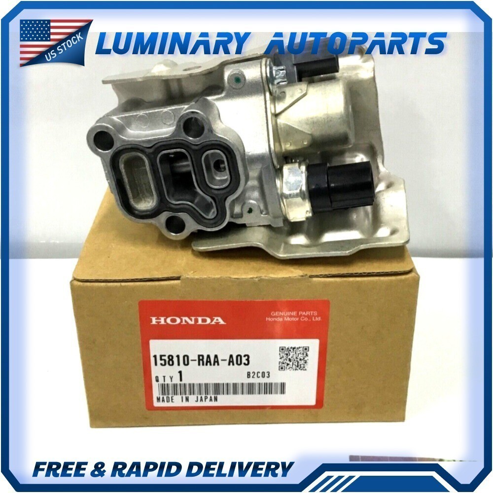 OEM NEW  For Honda Acura Vtec Solenoid Spool Valve W/gasket Nib 15810-RAA-A03