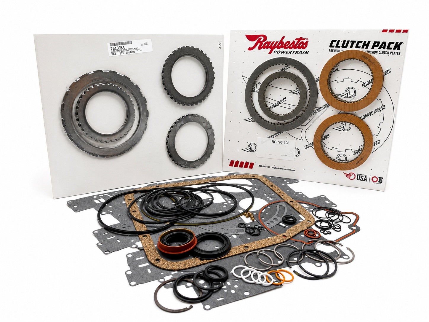 Ford 4R70W Master Rebuild Kit w/ Steels & Raybestos Frictions 1996-2003