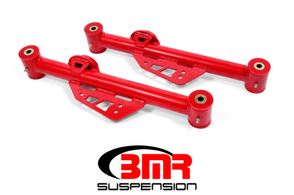 BMR Fit 79-98 Fox Mustang Non-Adj. Lower Control Arms (Polyurethane) - Red