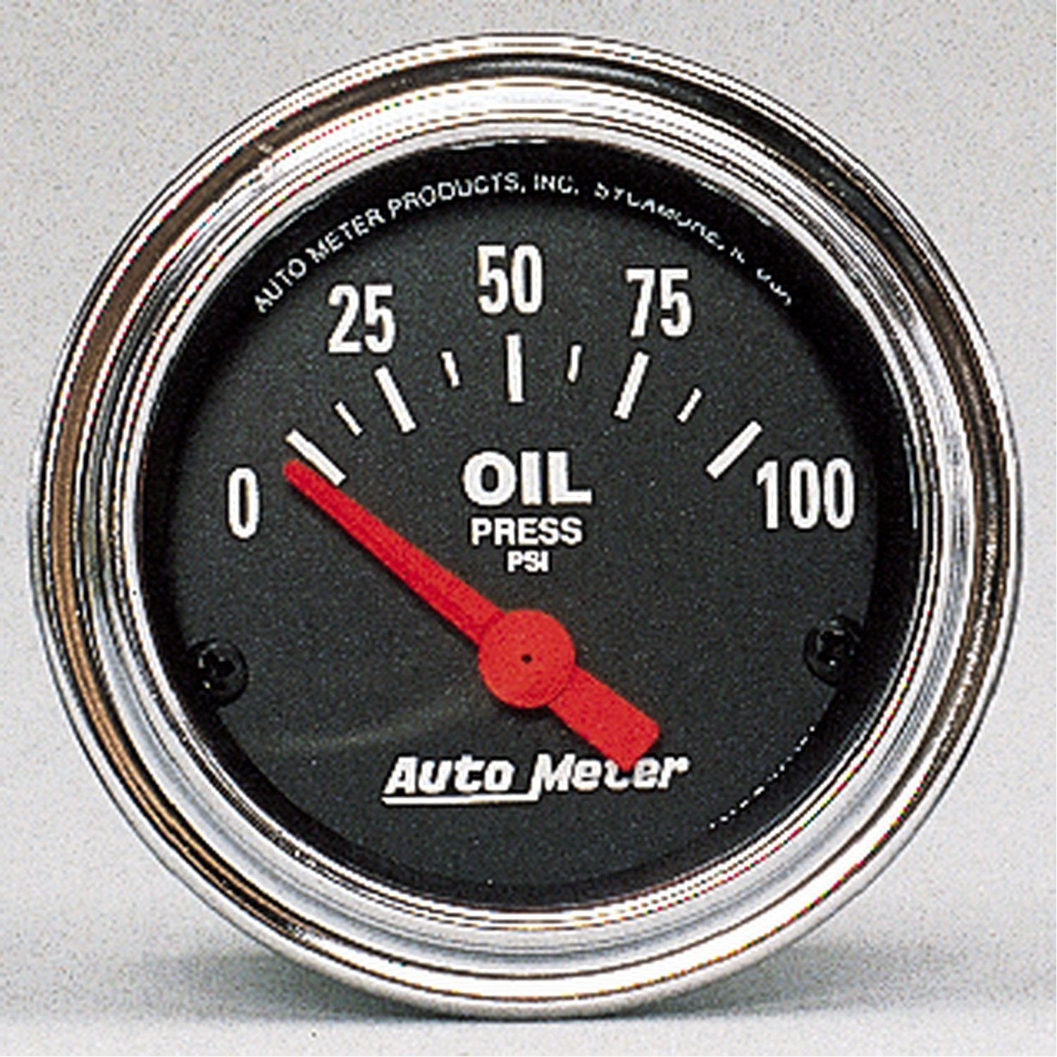 Auto Meter Traditional Chrome Oil Pressure Gauge 2-1/16\
