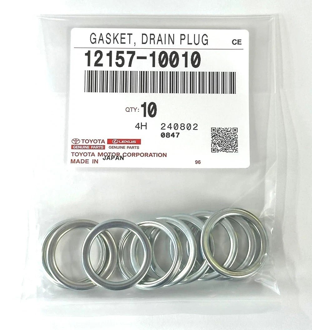 10PCS Genuine Toyota Lexus OEM Differential Oil Drain Plug Gasket 12157-10010