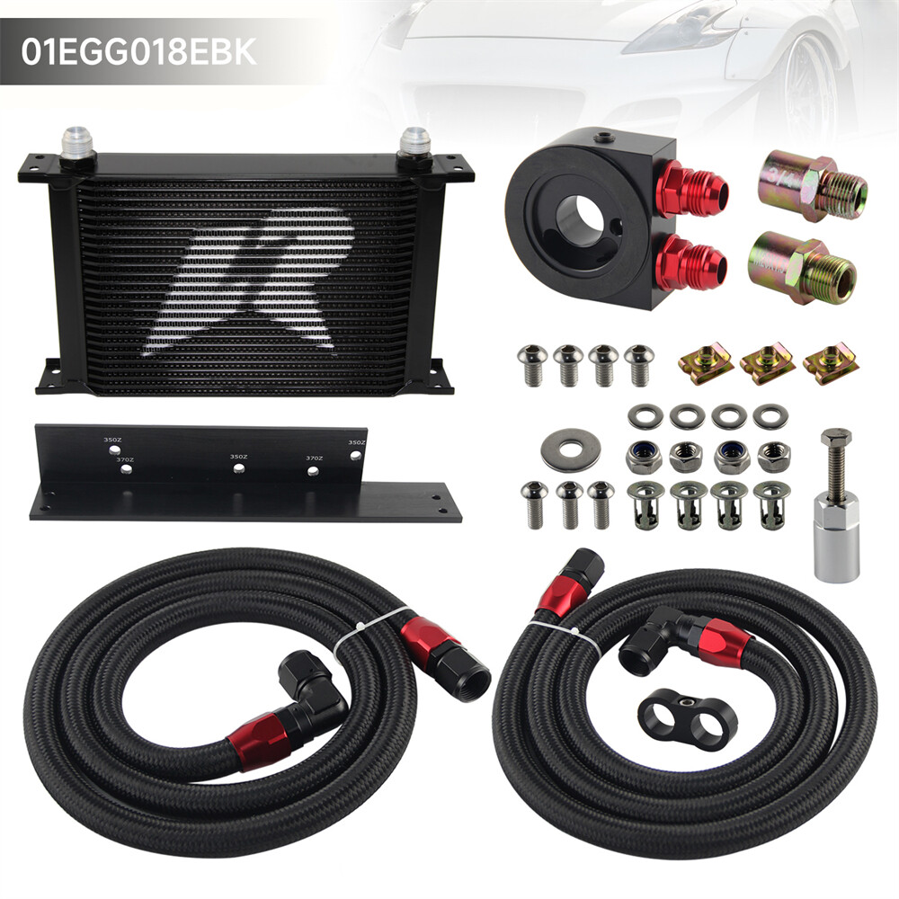 24 Row Core Oil Cooler Kit Bolt On For Nissan Z33 03-08 350Z FAIRLADY 370Z Z34 24 Row Core Oil Cooler Kit Bolt On For Nissan Z33 03-08 350Z FAIRLADY 370Z Z34