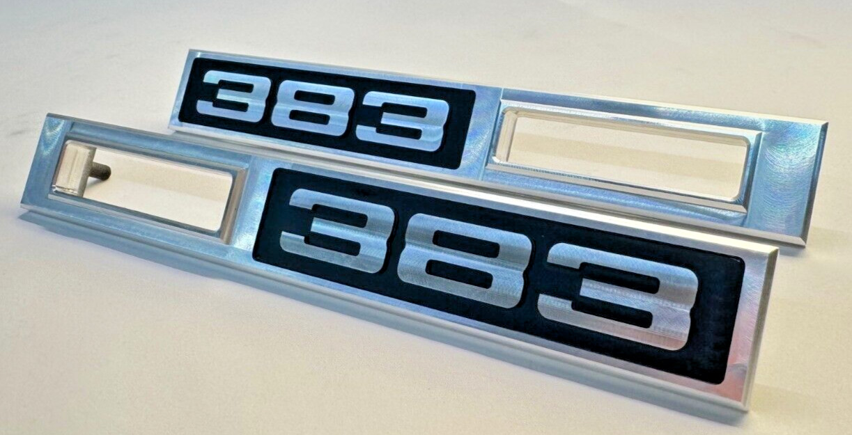 1969 Chevy Chevelle '383' Emblem Side Marker Light Bezel Front Fender